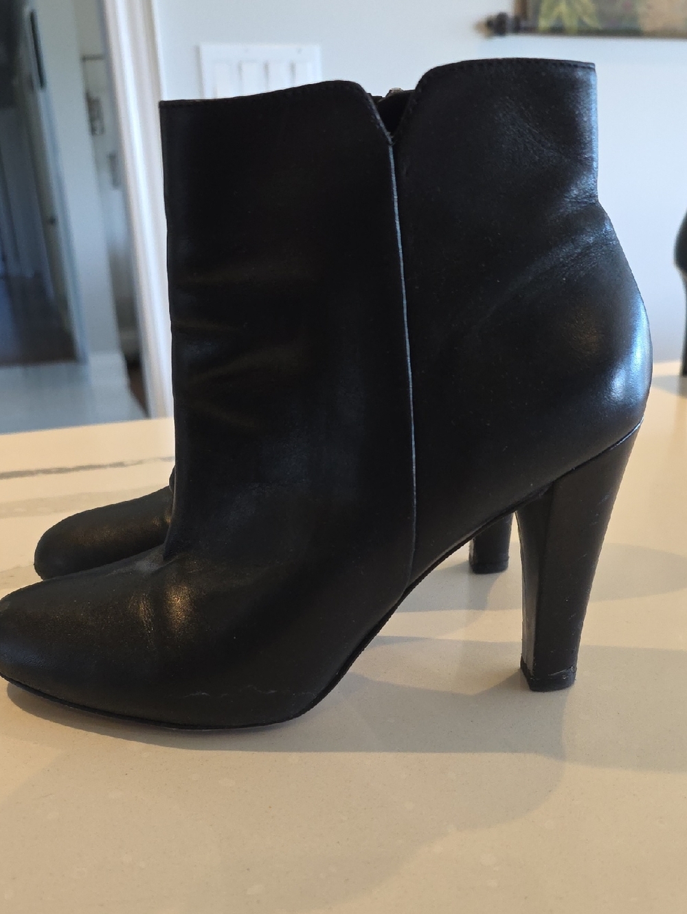 Aldo Size 8 Genuine Leather High Heel Booties